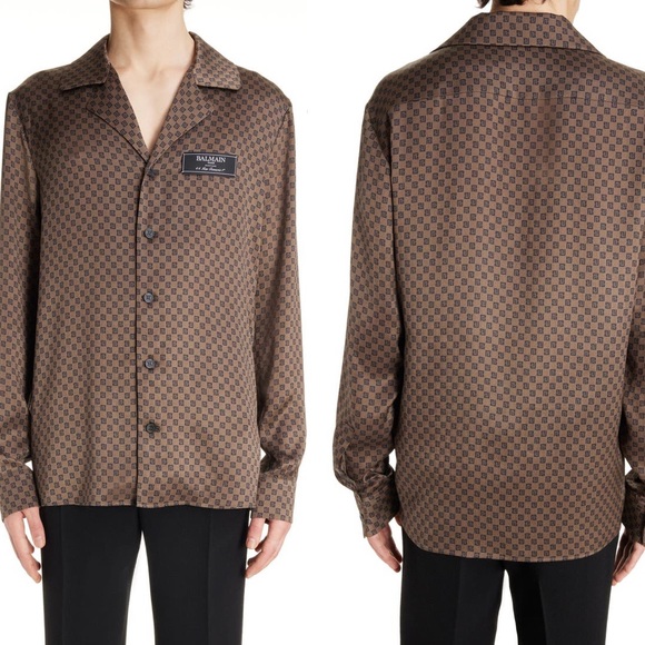 Balmain
Mini Monogram Pajama Shirt 40us 50 - Picture 1 of 14